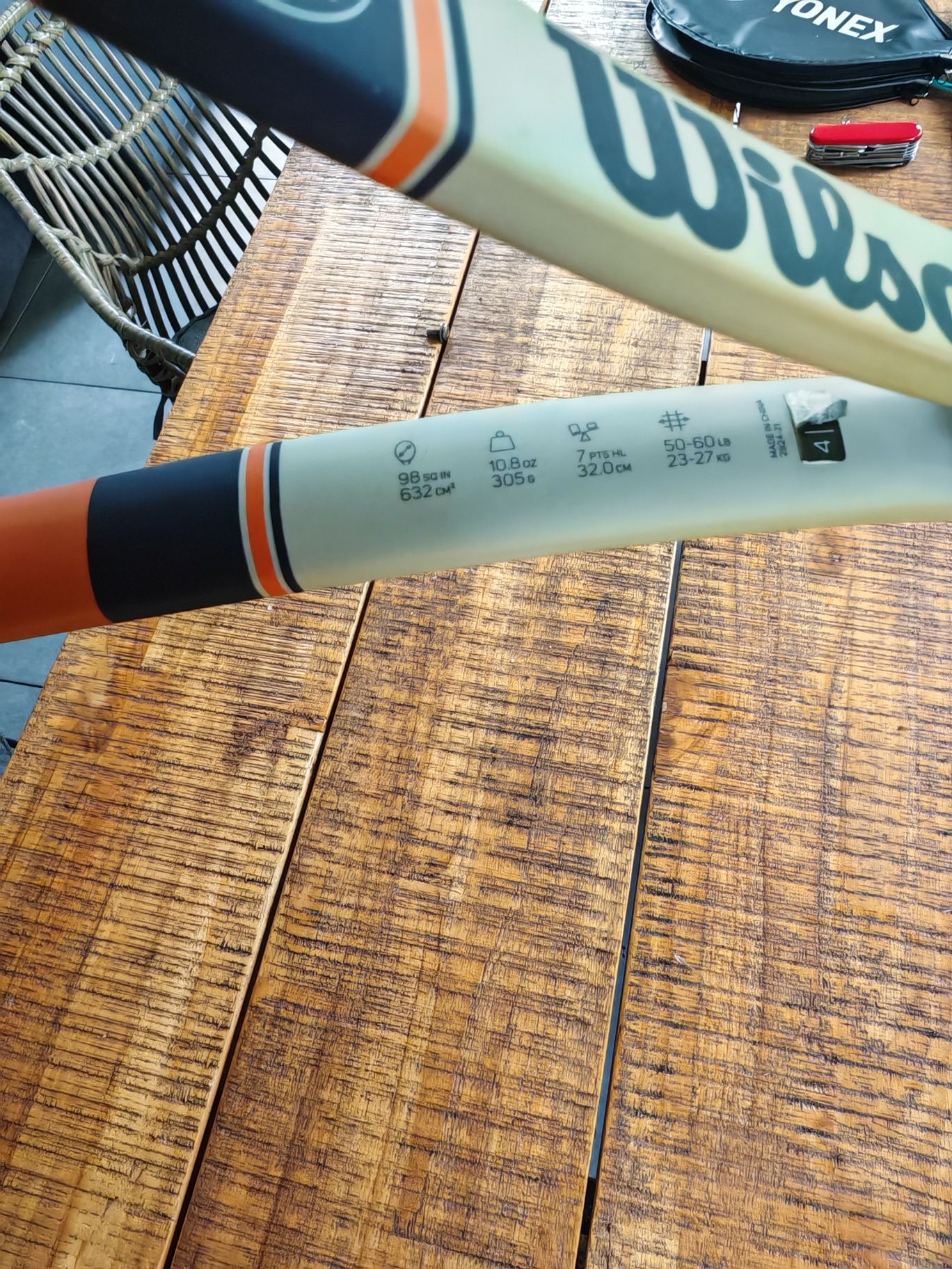 Rakieta tenisowa Wilson blade 98 v8 rolland garros edition L4