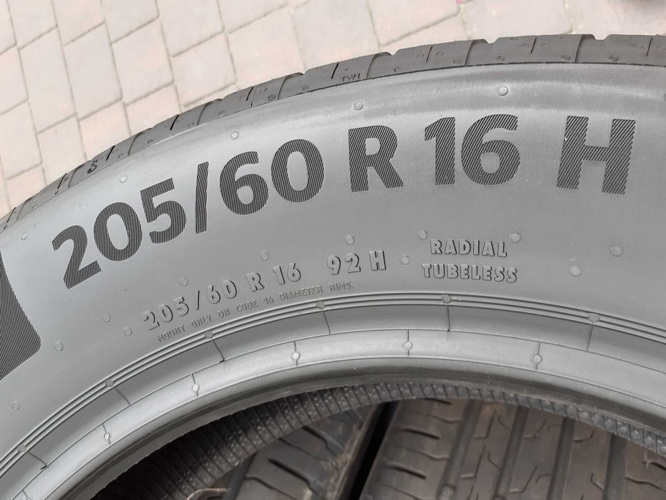 Nowe/Demo opony Premium 4x CONTINENTAL 205/60R16 92H, 2021r