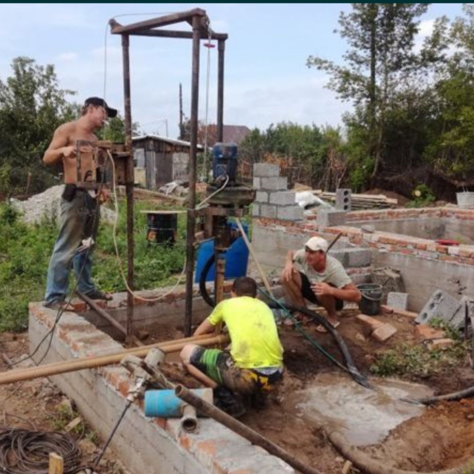 Скважина, Буріння свердловин на воду труба 125-ка.глибинні насоси