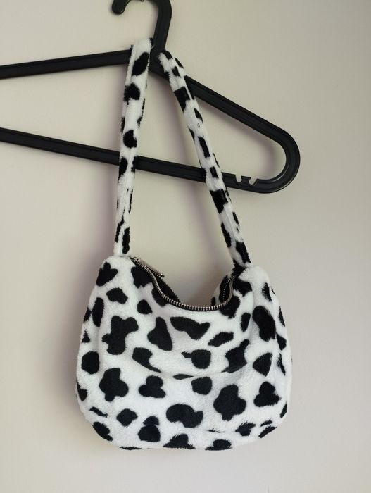 Torebka Bershka biała czarna