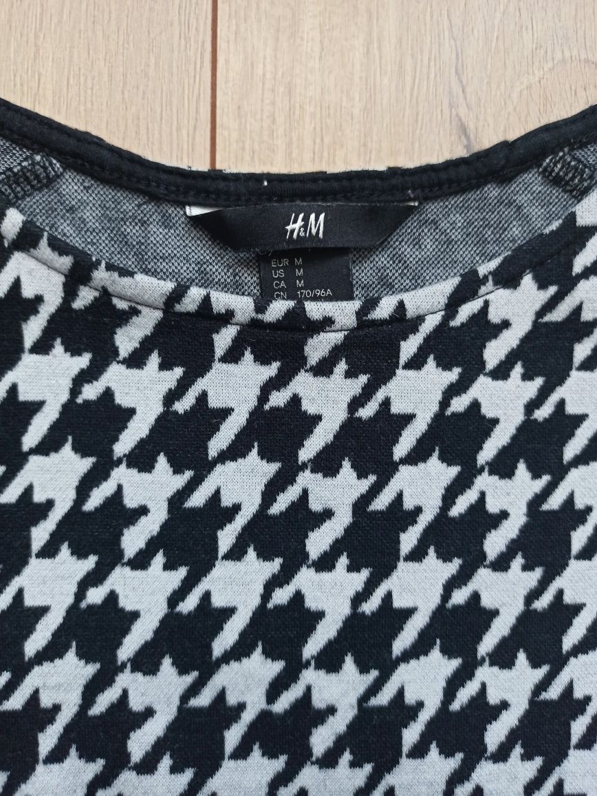 Sukienka pepitka 38 M H&M