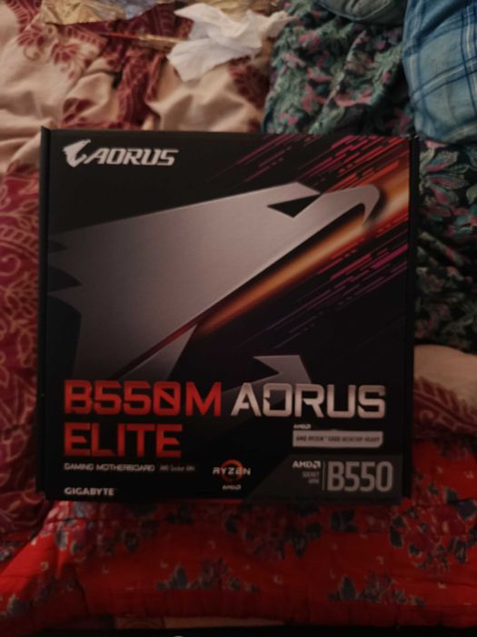 Материнська плата Gigabyte B550M Aorus Elite (sAM4)
