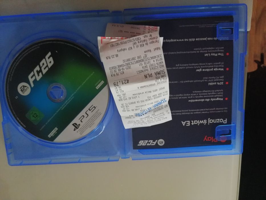 EA FC 26 PS5 Nowa, nieużywana.