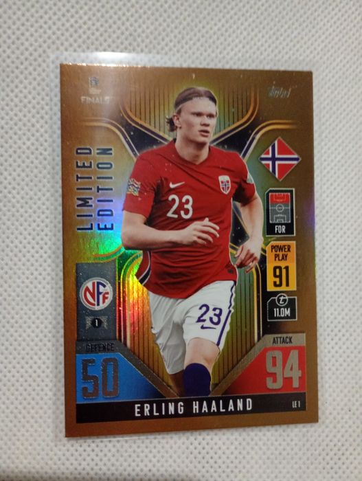 Carta Topps Limited Edition Erling Haaland