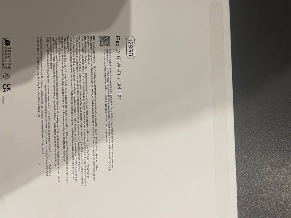 Ipad 11 2025 128 GB не использовался