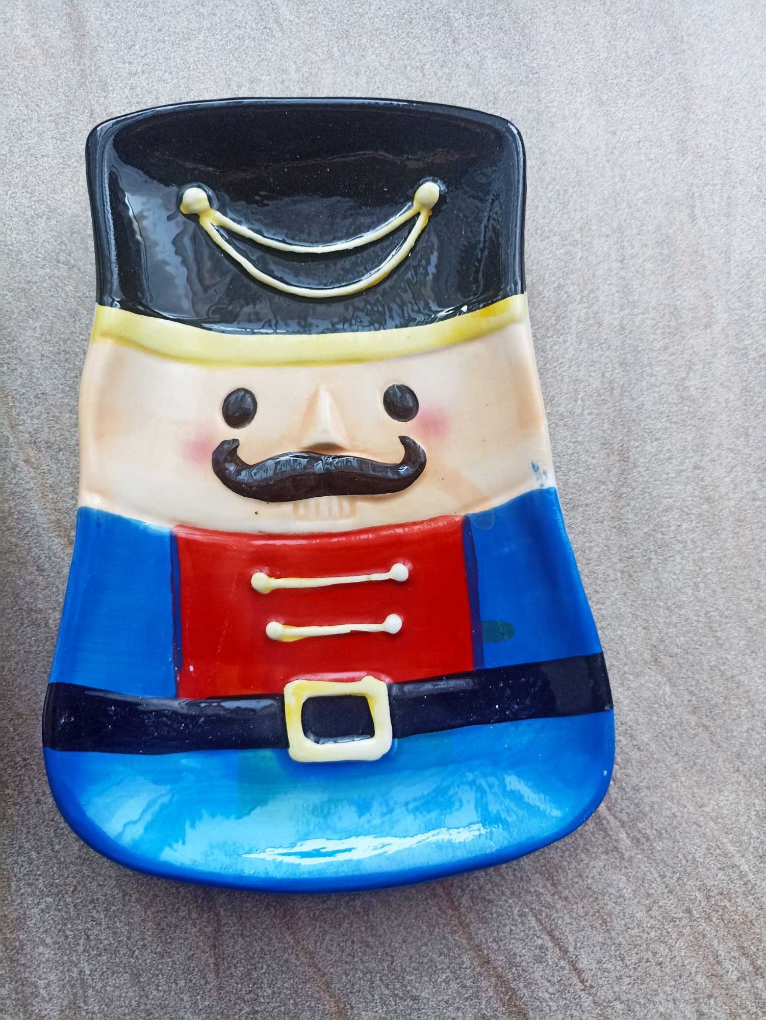 Półmisek porcelanowy Nutcracker Dziadek 13x18,5 cm