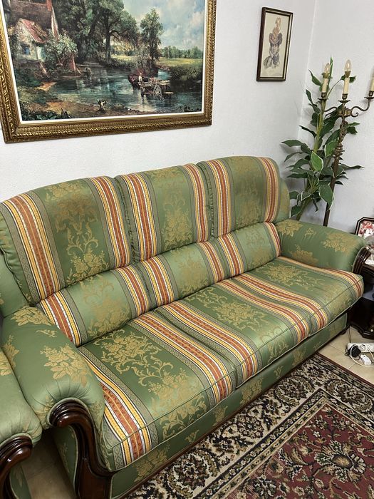 Sofá vintage + 2 poltronas