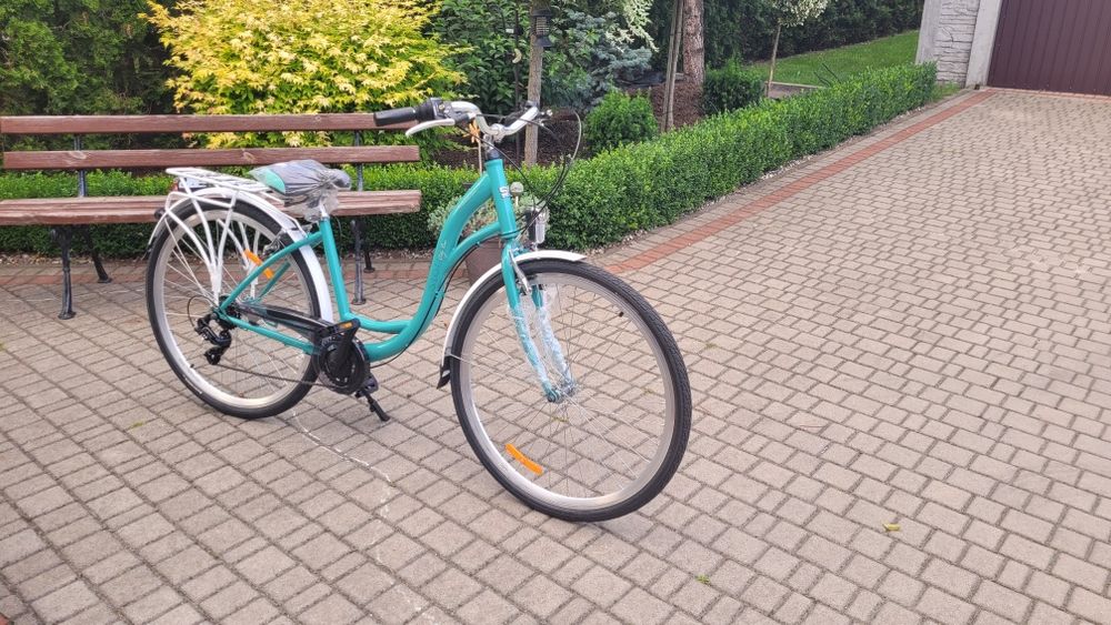 Sprzedam nowy rower miejski 28 Storm Barcelona kolor miętowy