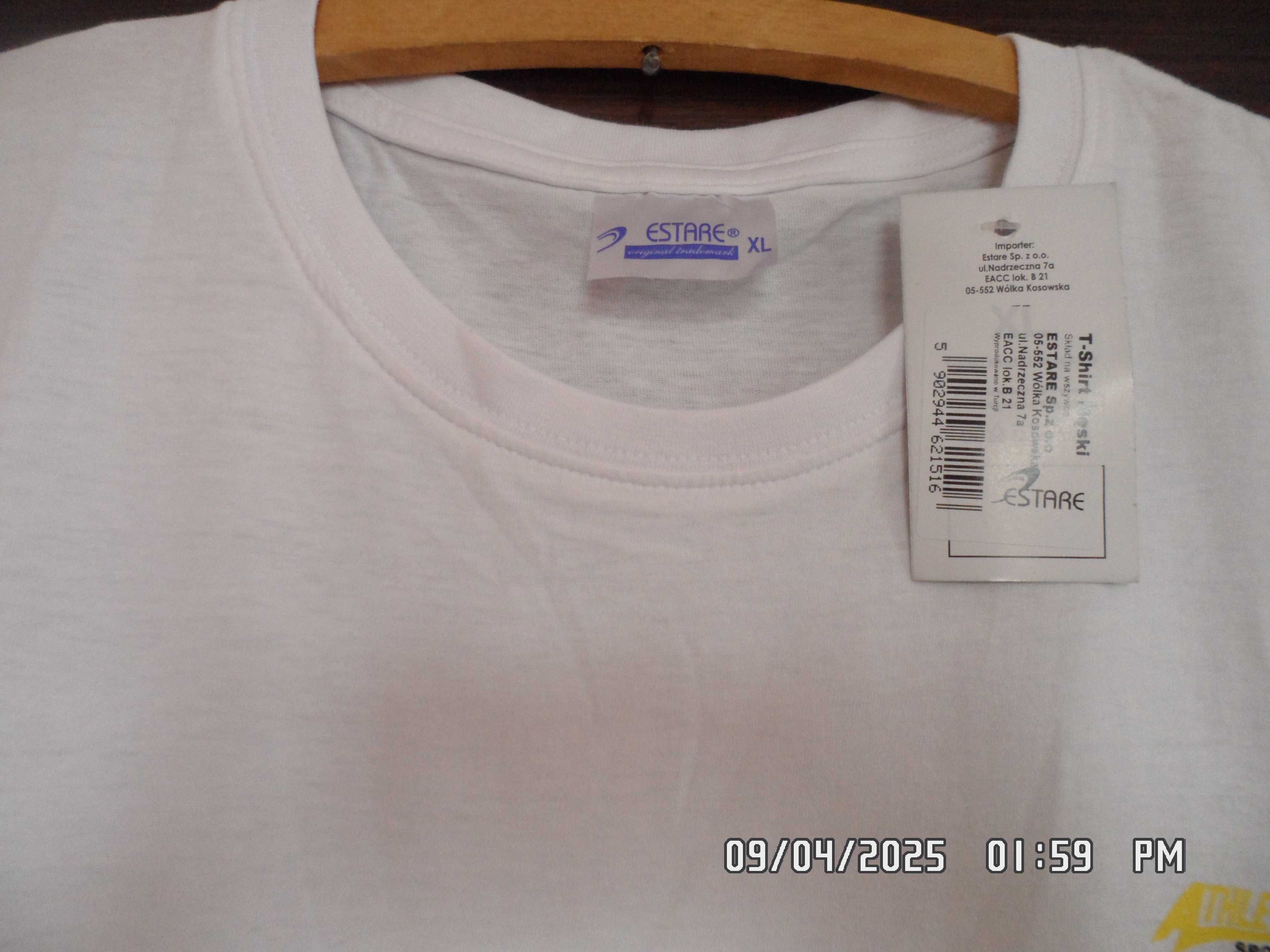 Męski t-shirt biały