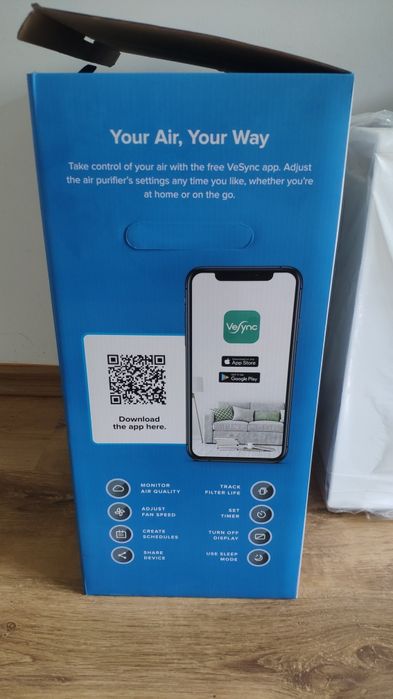 Oczyszczacz powietrza Levoit LV-H131 smart wi-fi 230 m3/h aplikacja