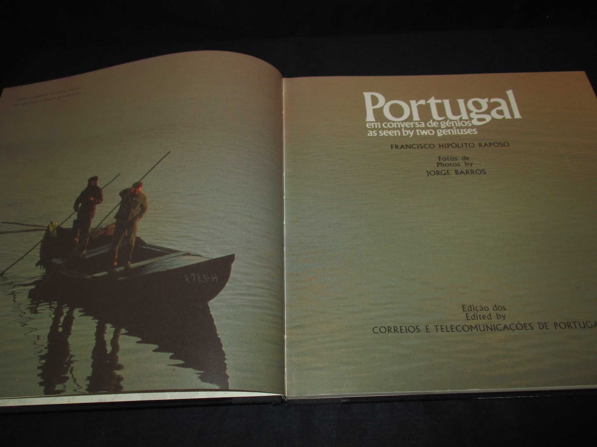 Livro Portugal em conversa de génios 1987 Correios CTT