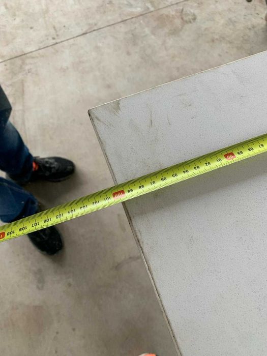Bancada Ilha - Base de Inox e bancada em pedra