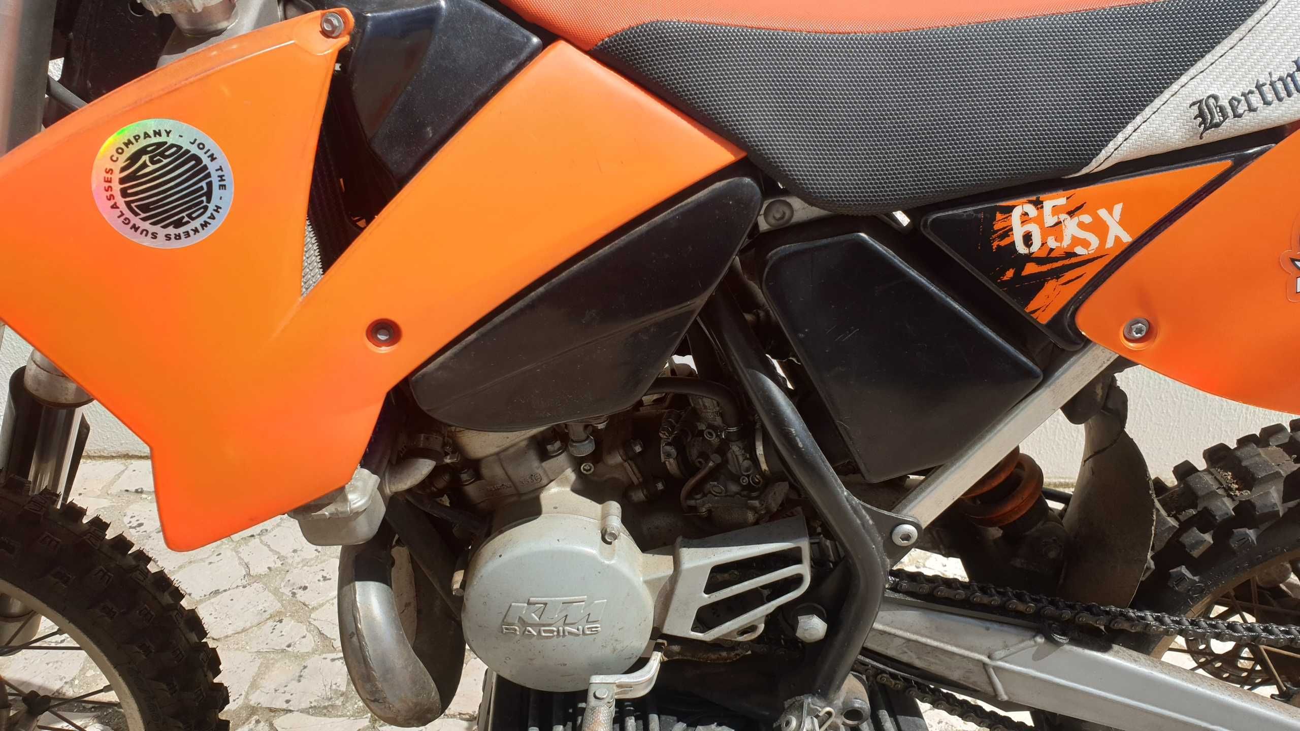 KTM 65 SX 2007, em bom estado geral