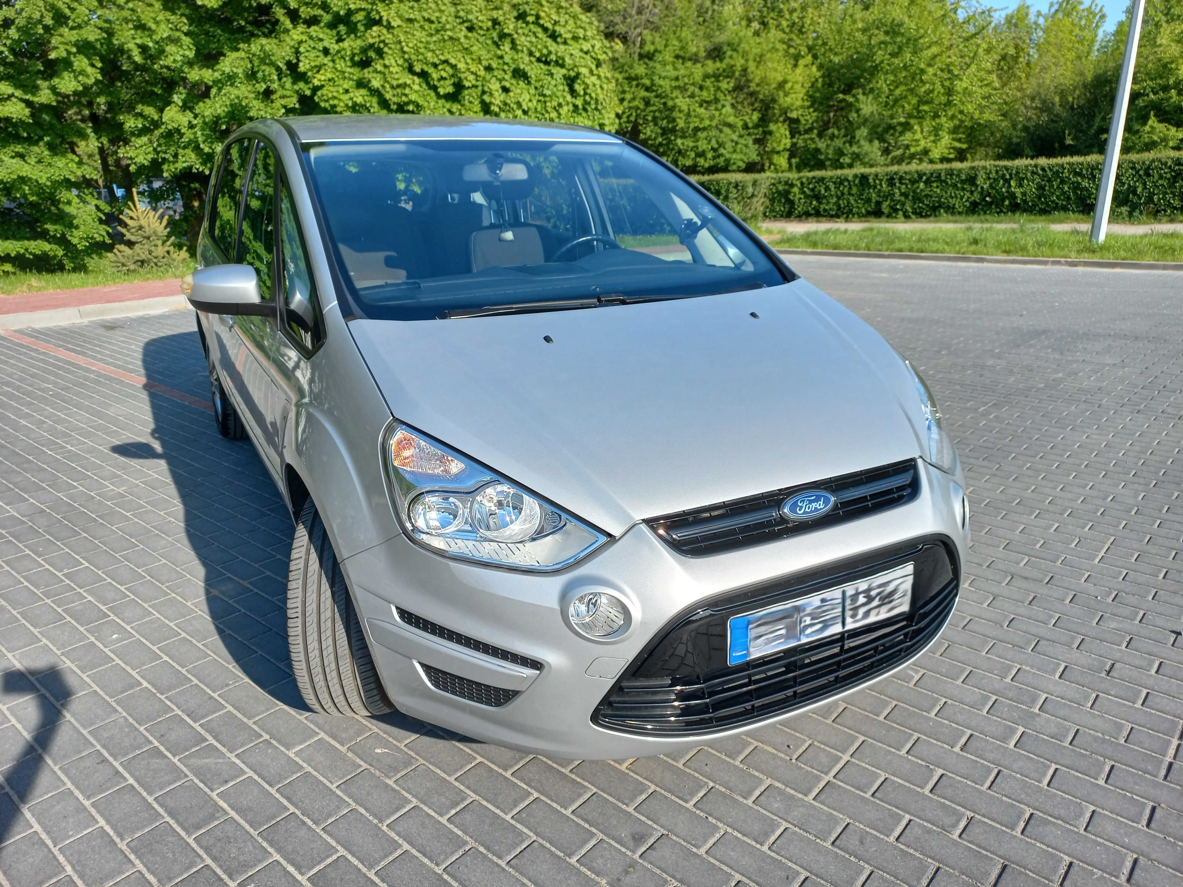 Zadbany Ford S-Max 7 os. + koła zimowe + belki dachowe Mont Blanc Aero