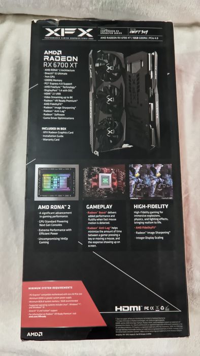 RX 6700XT 12Gb Swift 309