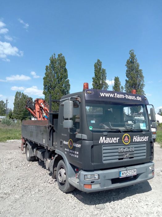 MAN TGL 12.240  MAN TGL12.240 HDS Atlas 85.2+Wywrot