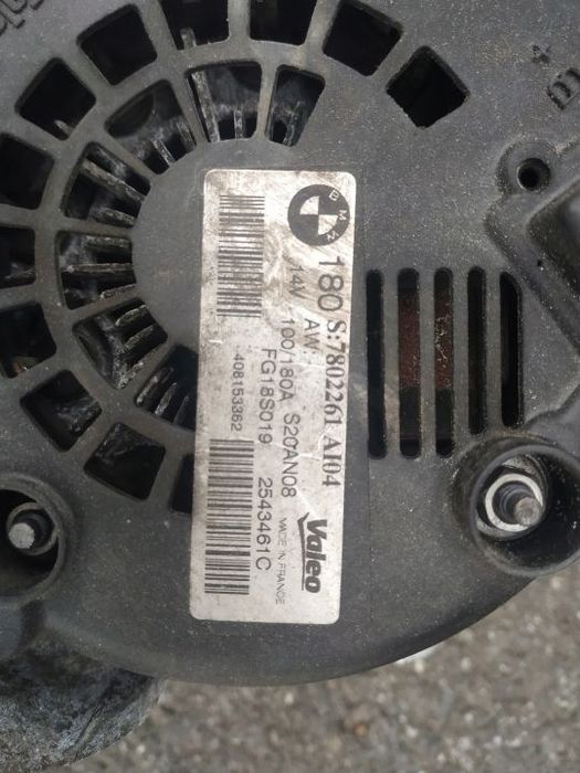 BMW 1 e87 e90 e60 n47 alternator 2.0 D 7802261AI04
