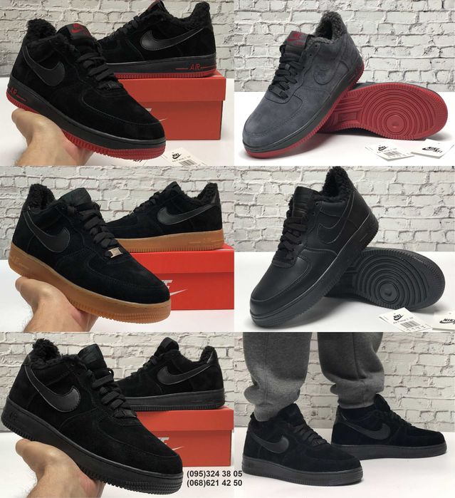 Зимние кроссовки ботинки Nike Air Force Low. БОЛЬШОЙ ВЫБОР.
