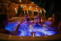 Domki z jacuzzi w górach - sauna | balia | nad rzeką - Energylandia