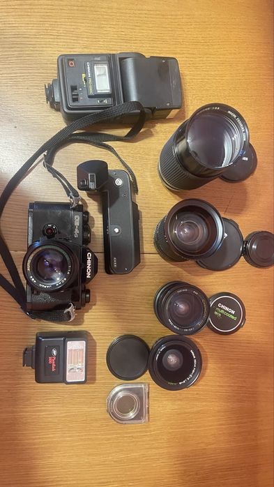 Chinon CE-4 35mm Chinon Auto MC 50mm F1.4