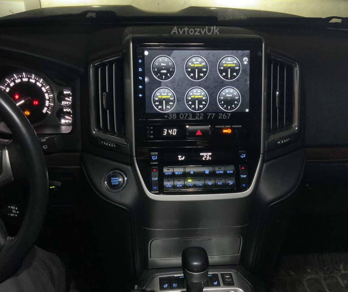 Магнитола LC 200 LAND CRUISER 200 Toyota Tesla LC200  CarPlay Android
