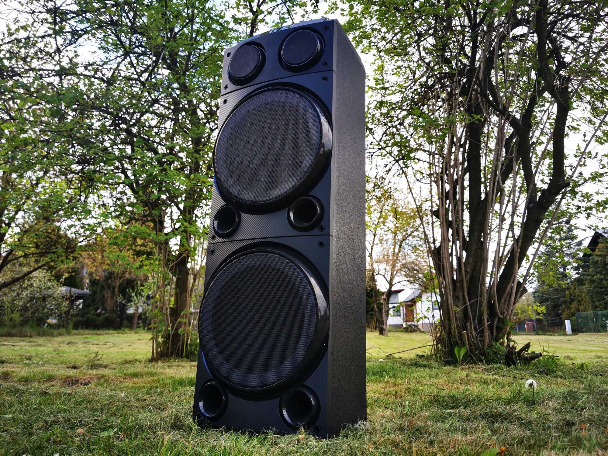 KOLUMNA NAGŁOŚNIENIOWA Głośnik Bluetooth MP3 Wieża Subwoofer Karaoke