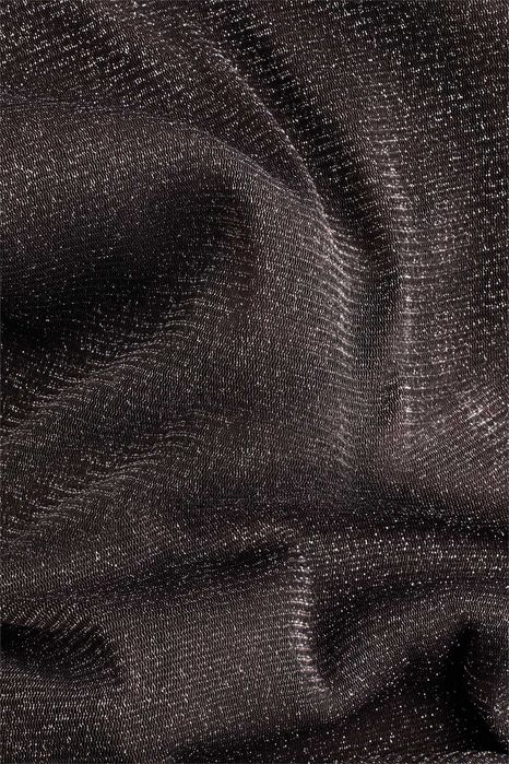 Sukienka L nowa kolekcj brokatowa siateczka brązowa drapowana PROMOCJA