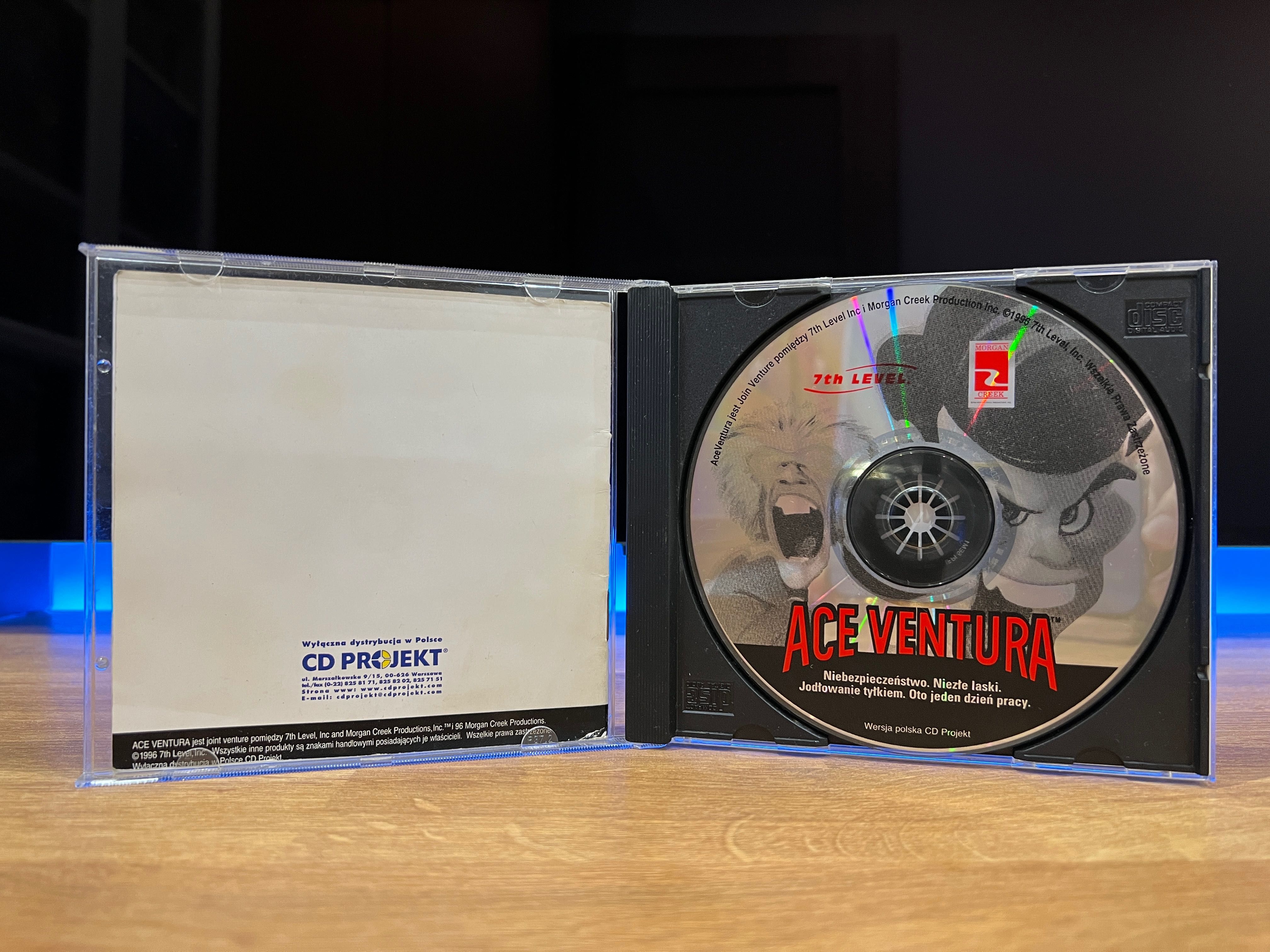 Ace Ventura (PC PL 1996) Jewel Case premierowe wydanie z instrukcją