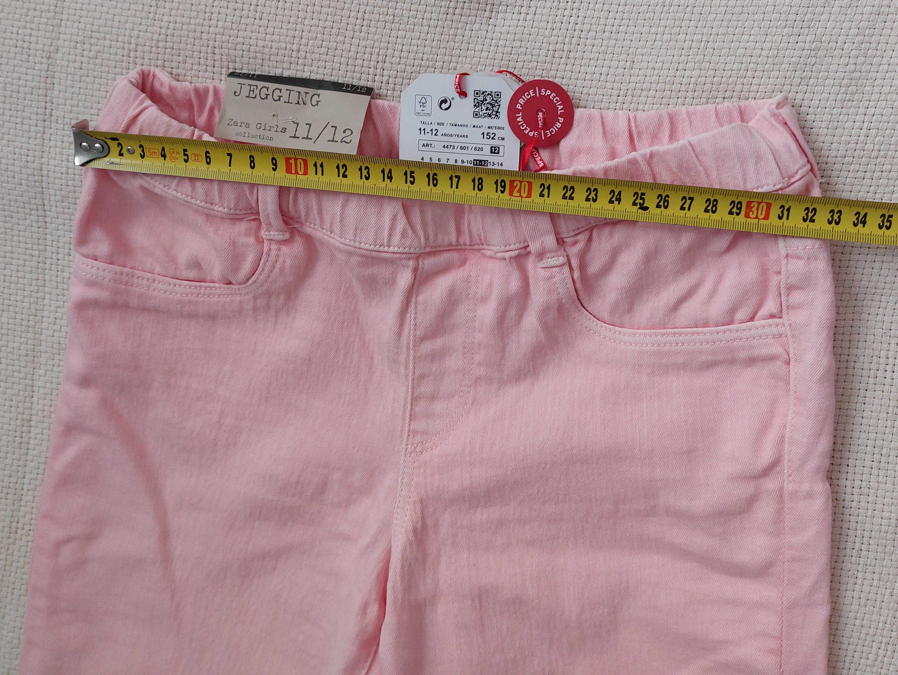 Zara spodnie jeggings 11-12L/152cm nowe