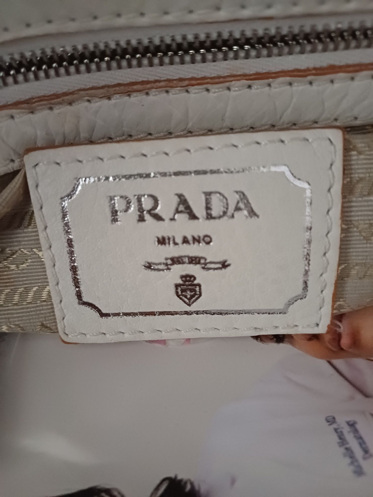 Torebka PRADA biała lato