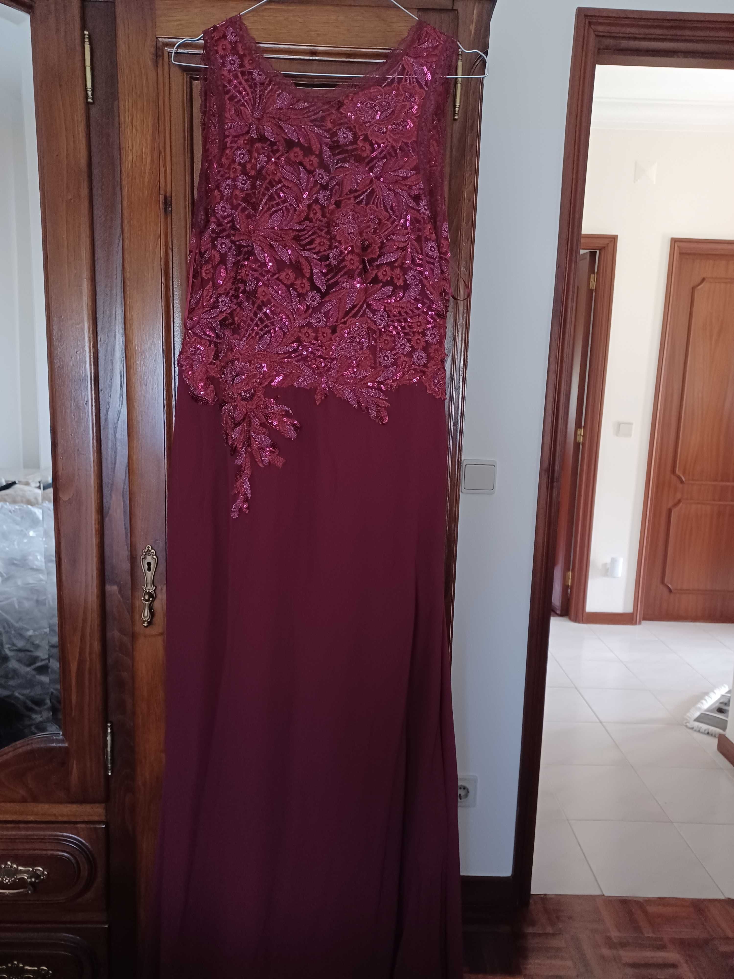 Vestido cerimonia bordo