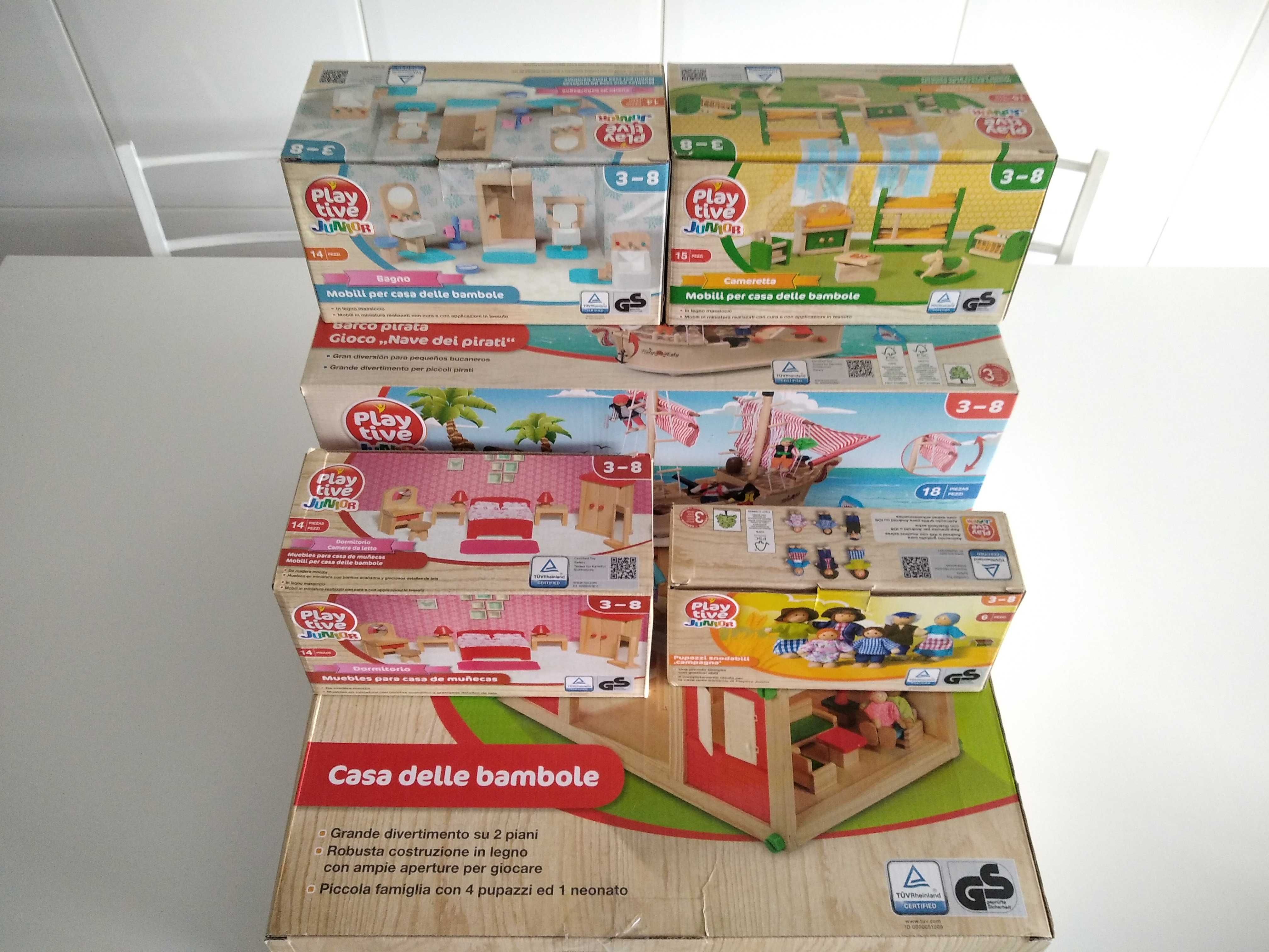Brinquedos em madeira