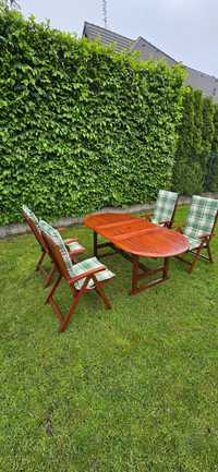 Zestaw mebli ogrodowych stół i krzesła