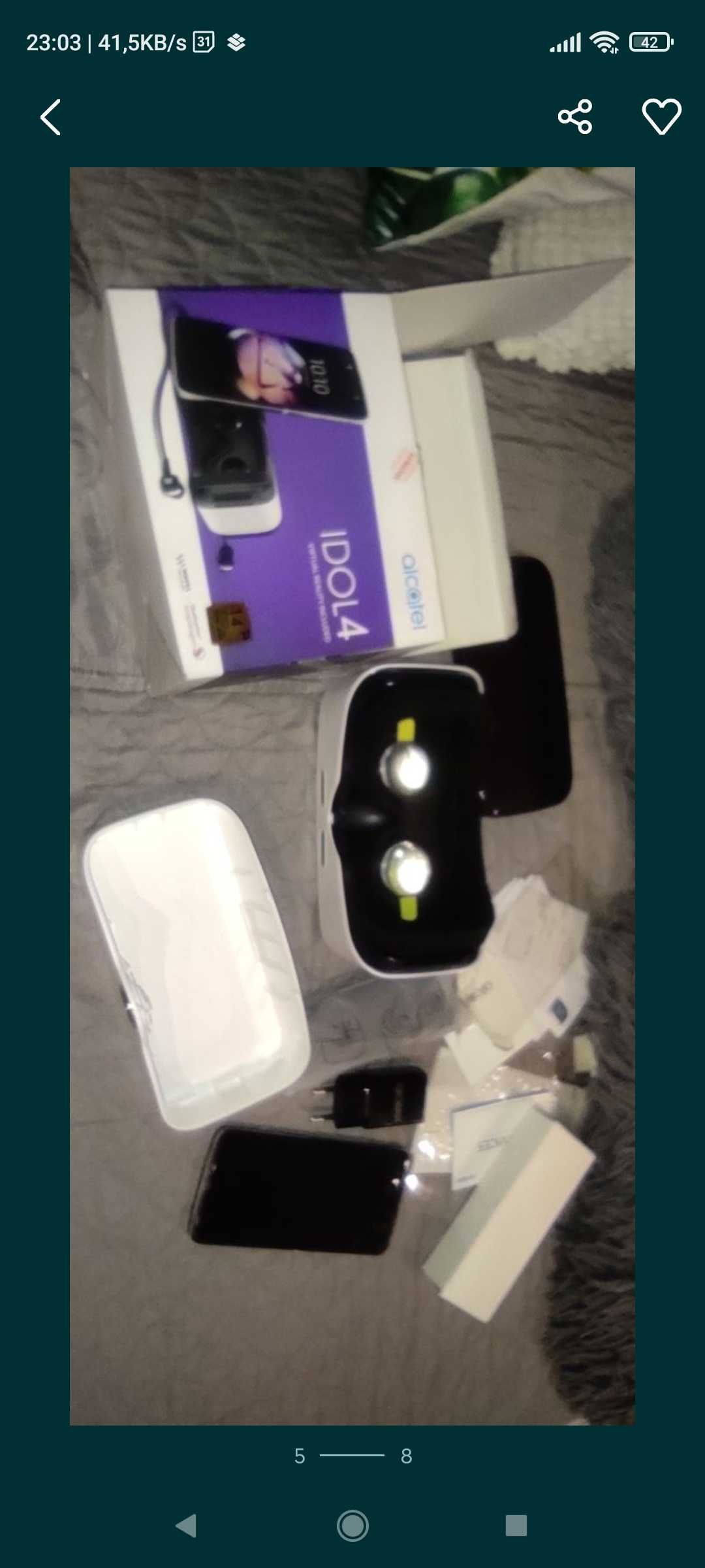 Alcatel Idol 4 + okulary VR komplet smartfon telefon sprawny