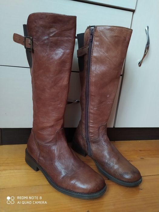 Чоботи осінні 36 шкіра