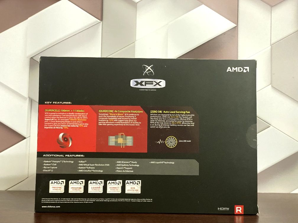 AMD XFX OC+ XXX EDITION RX 580 4Gb Гарантия! Обмен!