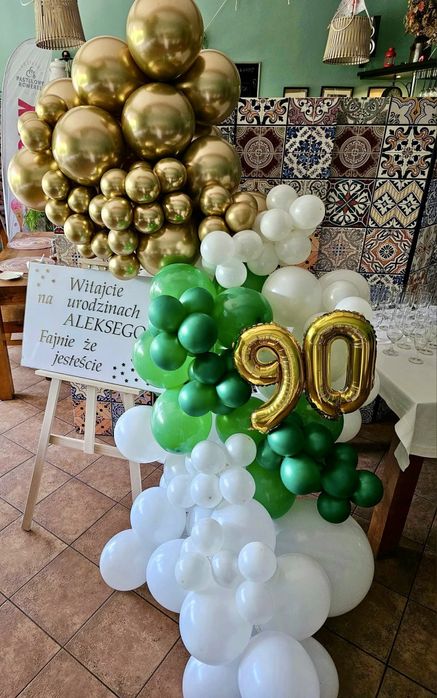 Ścianka balonowa balony hel