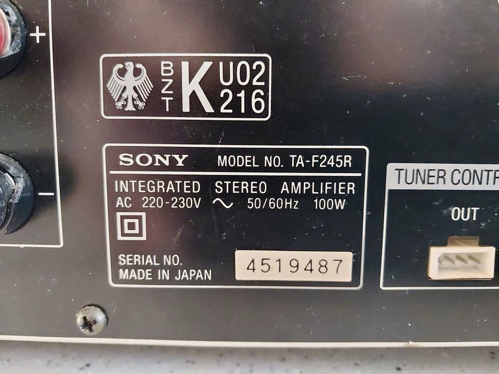 SONY TA-F245R Wzmacniacz Integrated Stereo Amplifier