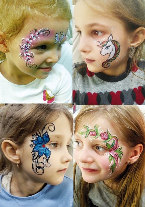 Malowanie twarzy/buziek (imprezy,  festyny, urodziny,  wesela, komunie