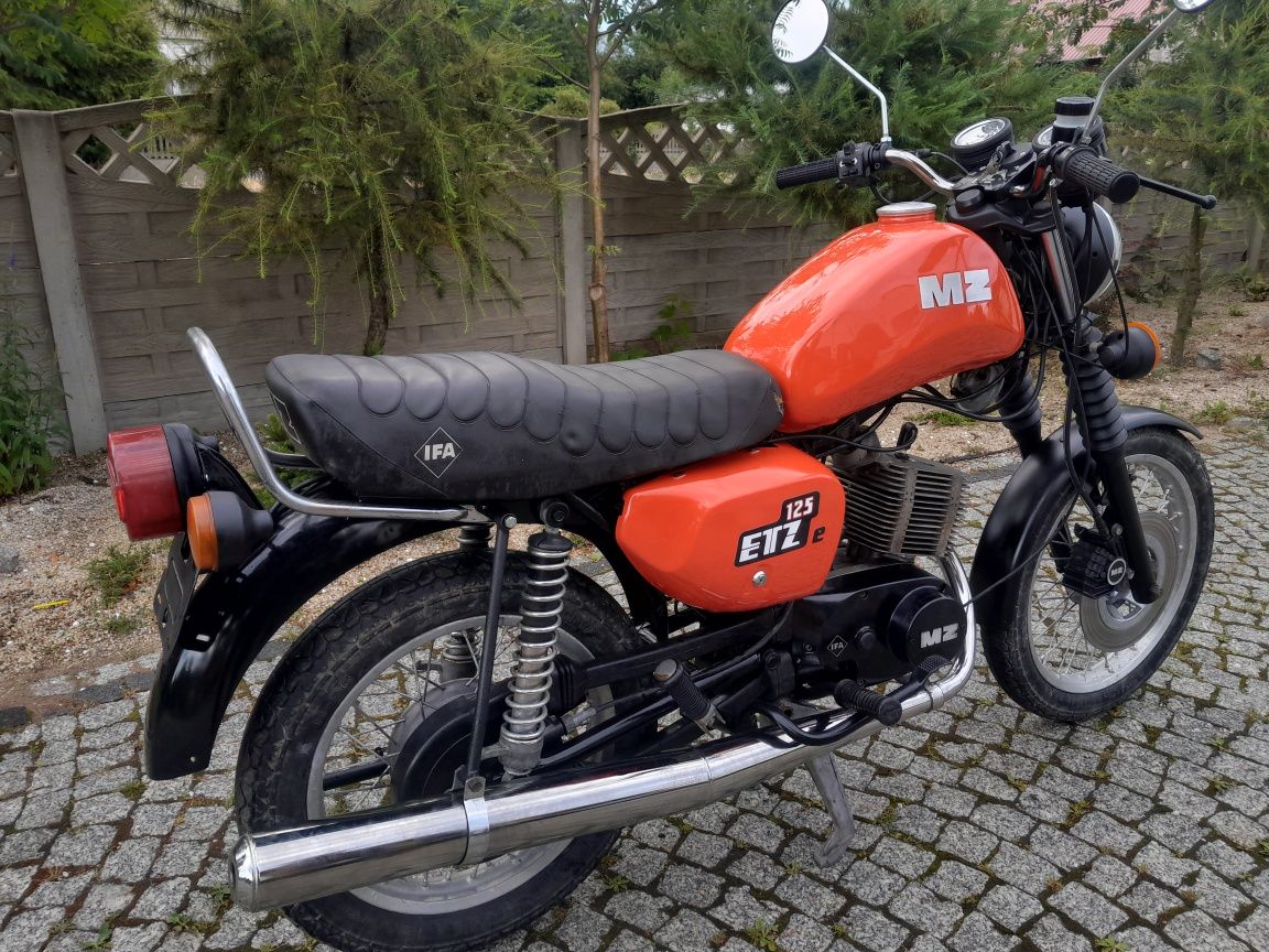 Mz etz 125 zarejestrowana elektronik