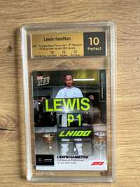 2021 TOPPS NOW F1 Carta graduado Lewis Hamilton #55 MTG 10