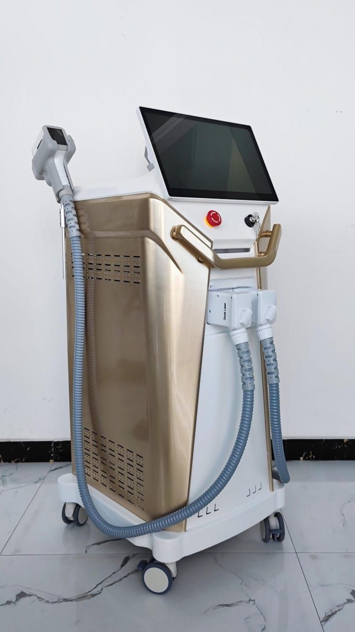 Laser diodo 4 ondas Depilação + Nd-Yag Remoção tatuagens + Cursos