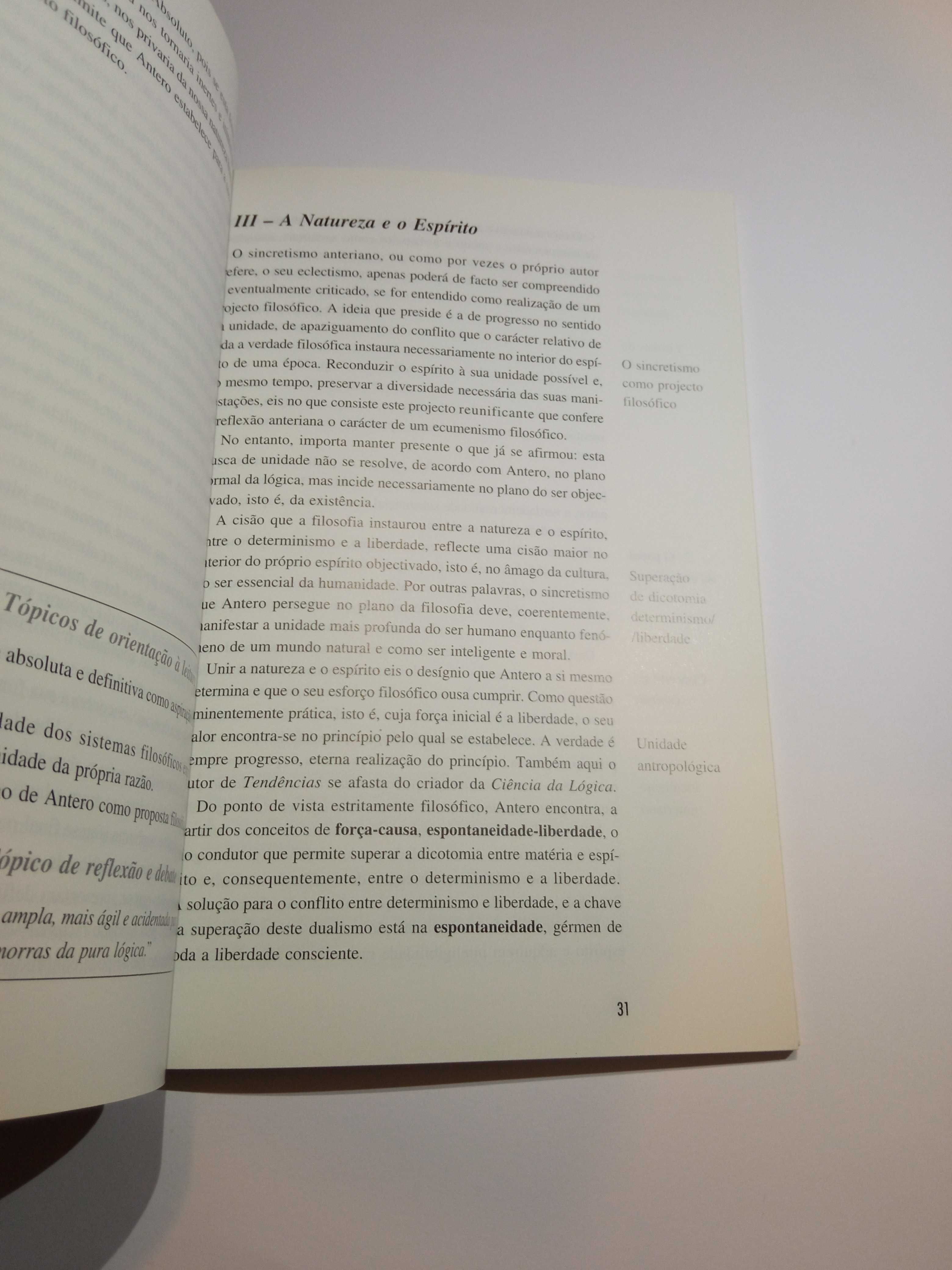 As tendências gerais da filosofia na segunda metade do séc. XIX