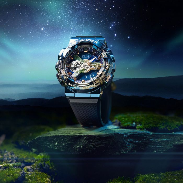 Часы Casio GM-110EARTH-1A ! Оригинал! Фирменная гарантия 2 года!