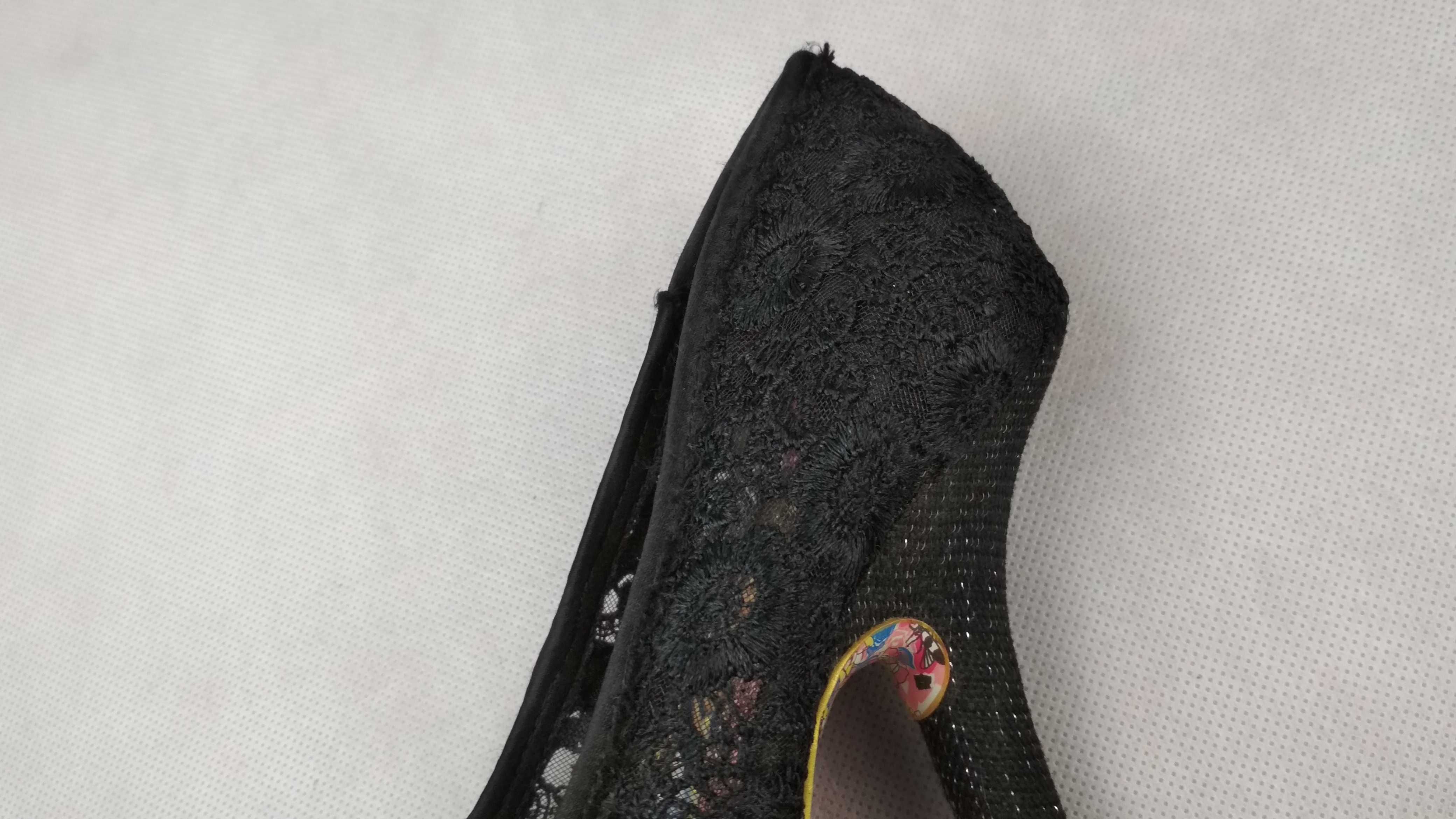 IRREGULAR CHOICE Półbuty Buty Na Obcasie Czółenka Roz. 38