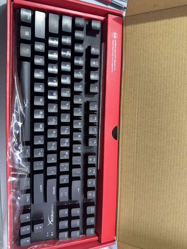 Клавіатура hyperx alloy origins core Неробоча!!!