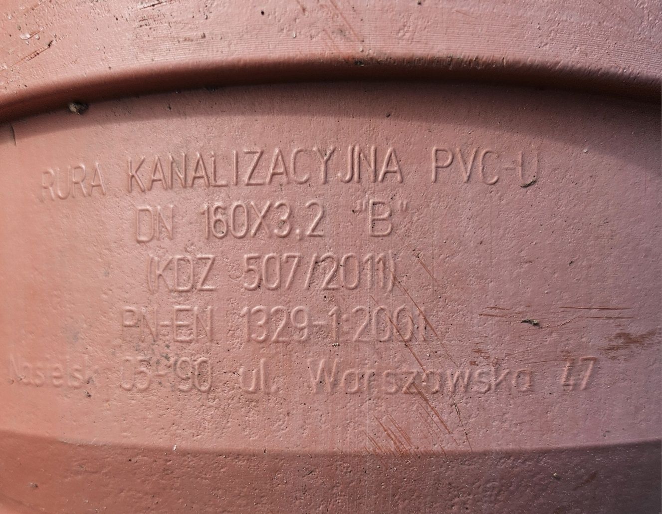 Rura kanalizacyjna 160