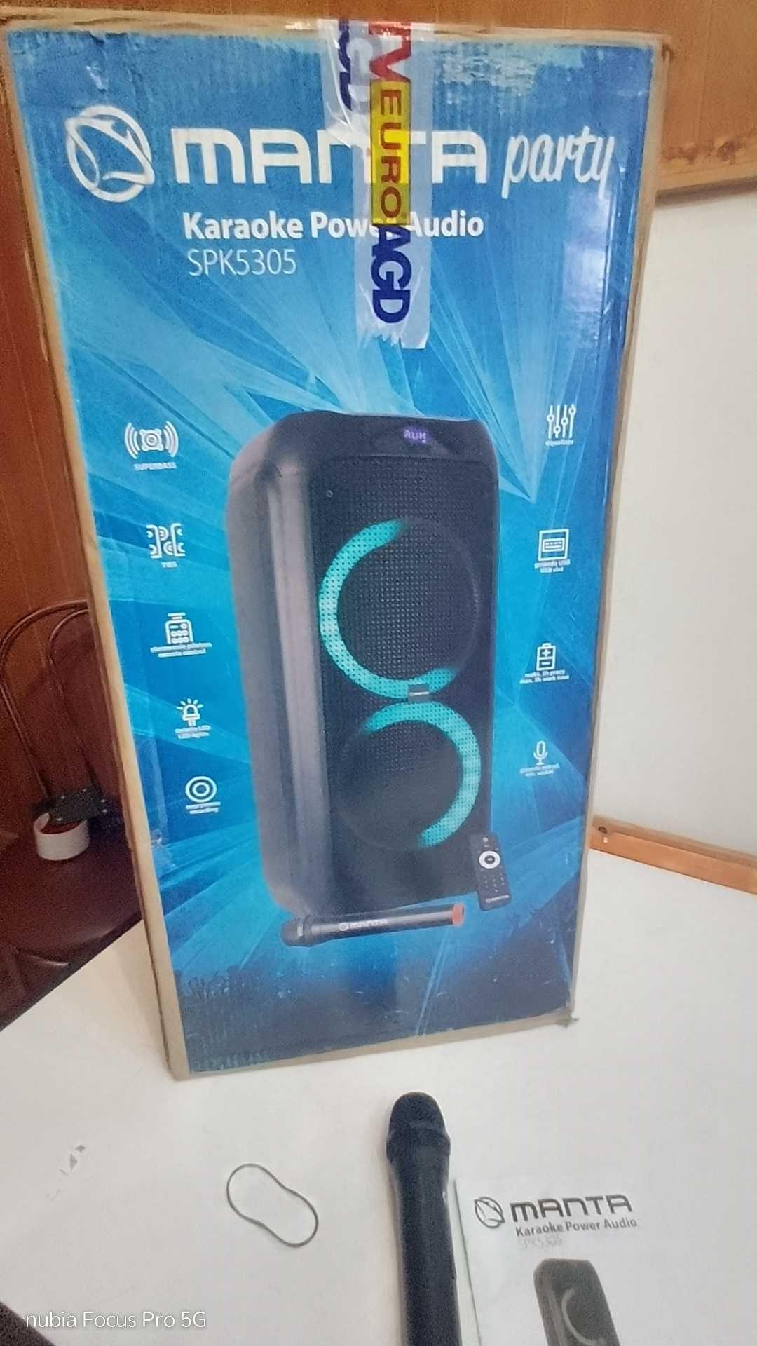 Przenośny zestaw muzyczny  Manta SPK 5035