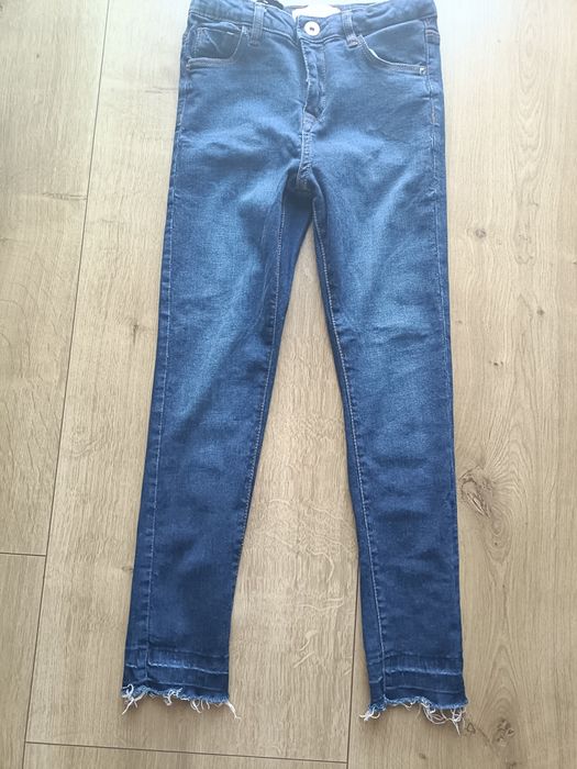 Lefies Zara girls spodnie dziewczęce rurki jeans rozm 128