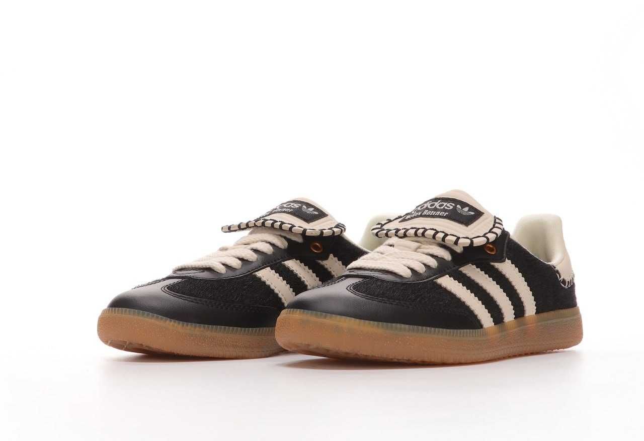 Женские кожаные кроссовки Adidas Samba x Wales Bonner адидас самба